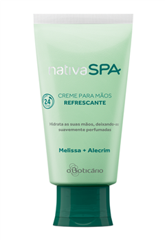 Nativa SPA Creme para Mãos Refrescante Melissa + Alecrim, 75